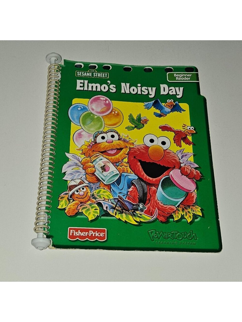 Fisher Price Power Touch Book Replacement Sesame Street Elmo's Noisy Day Reader